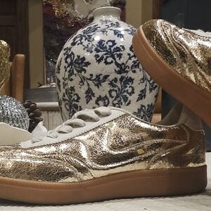 Gold Athletic Shoes for Women